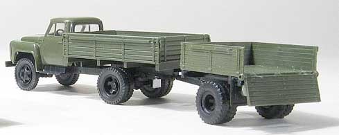 GAZ-52 open side with open side trailer 1AP military<br /><a href='images/pictures/MiniaturModelle/033350.jpg' target='_blank'>Full size image</a>
